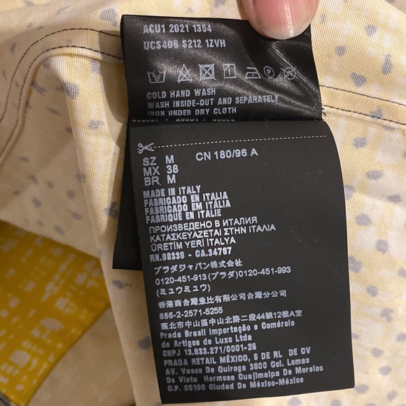 Prada double match poplin shirt - Picture 9 of 11